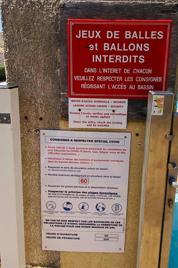 Appartement Proche Mer Avec Piscine Et Parking Fleury  Exterior photo
